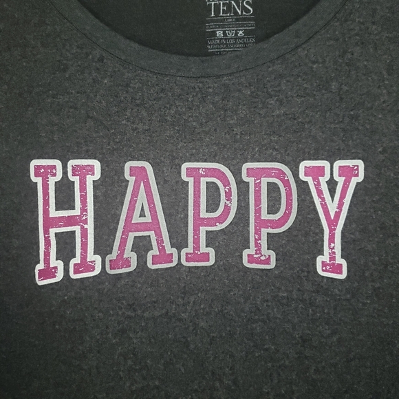 House Of Tens HAPPY Graphic Sweatshirt Size Large - Picture 2 of 5